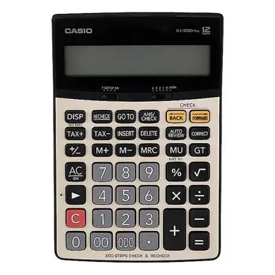 Casio DJ-220D PLUS Check and Recheck Desktop Calculator